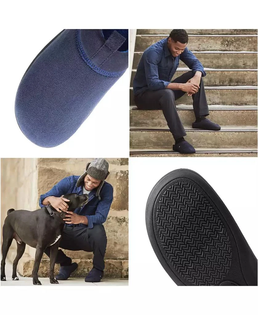 Isotoner Signature Isotoner Signature Men's Microterry Jared Hoodback Slippers with Memory Foam 5