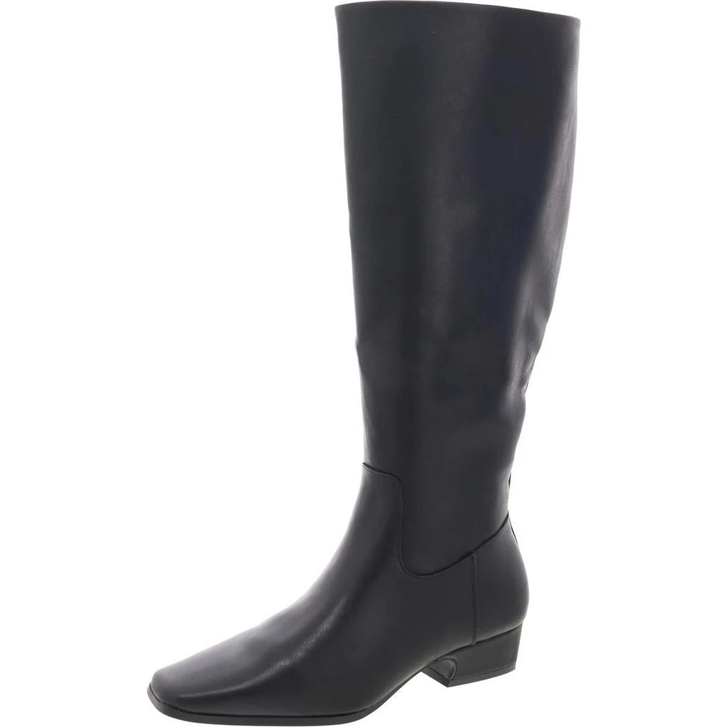 Shop Florance Womens Faux Leather Wide Calf Knee-High Boots on