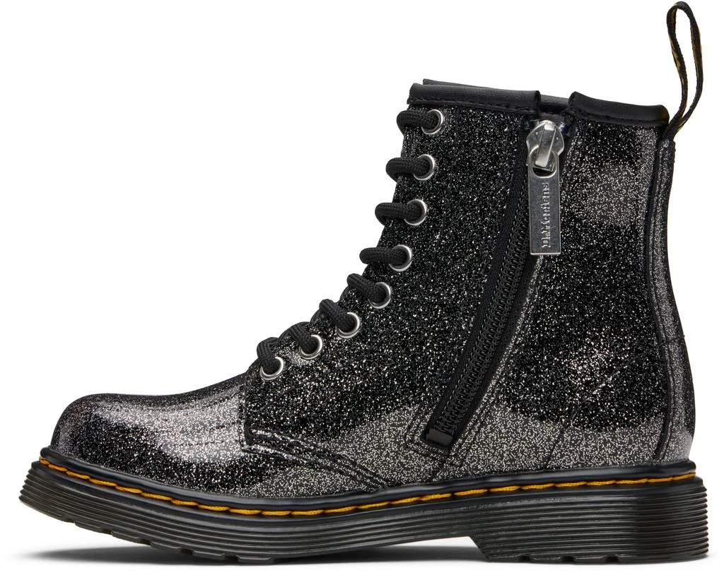 Dr. Martens Big Kids Black 1460 Glitter Patent Leather Boots 3