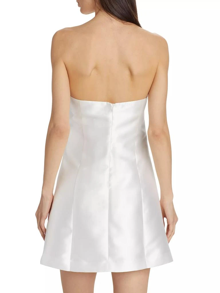 Elliatt Walter Floral Applique Satin Minidress 5