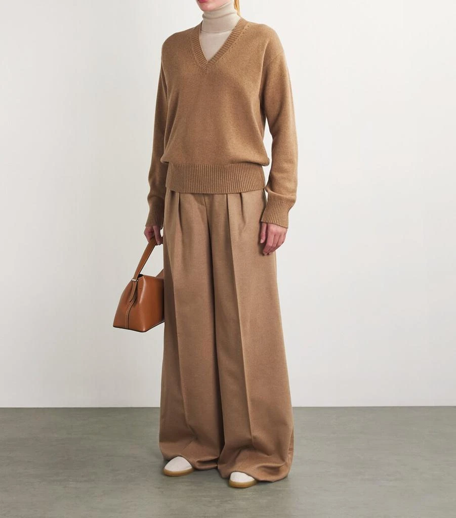 Harrods Cashmere V-Neck Sweater 2