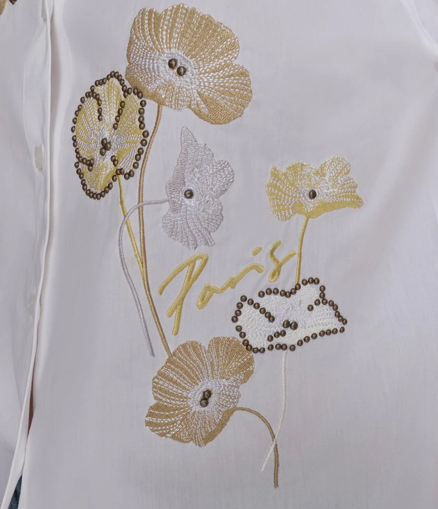Karl Lagerfeld Paris EMBROIDERED POPLIN SHIRT 7