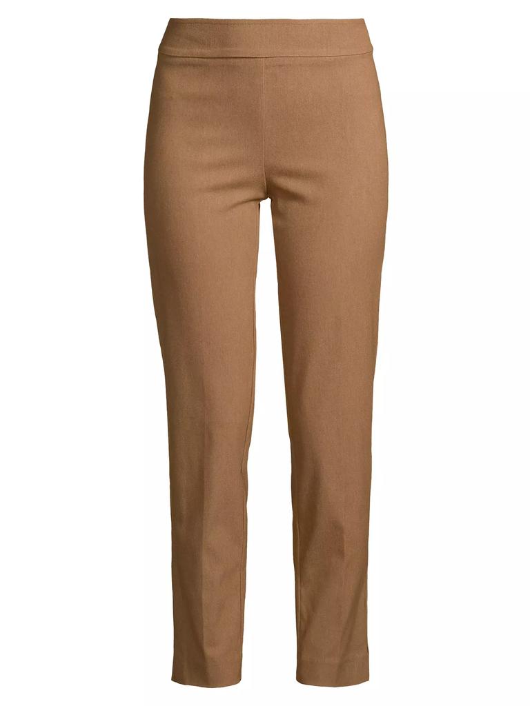 Avenue Montaigne Pars Stretch-Flannel Ankle Pants