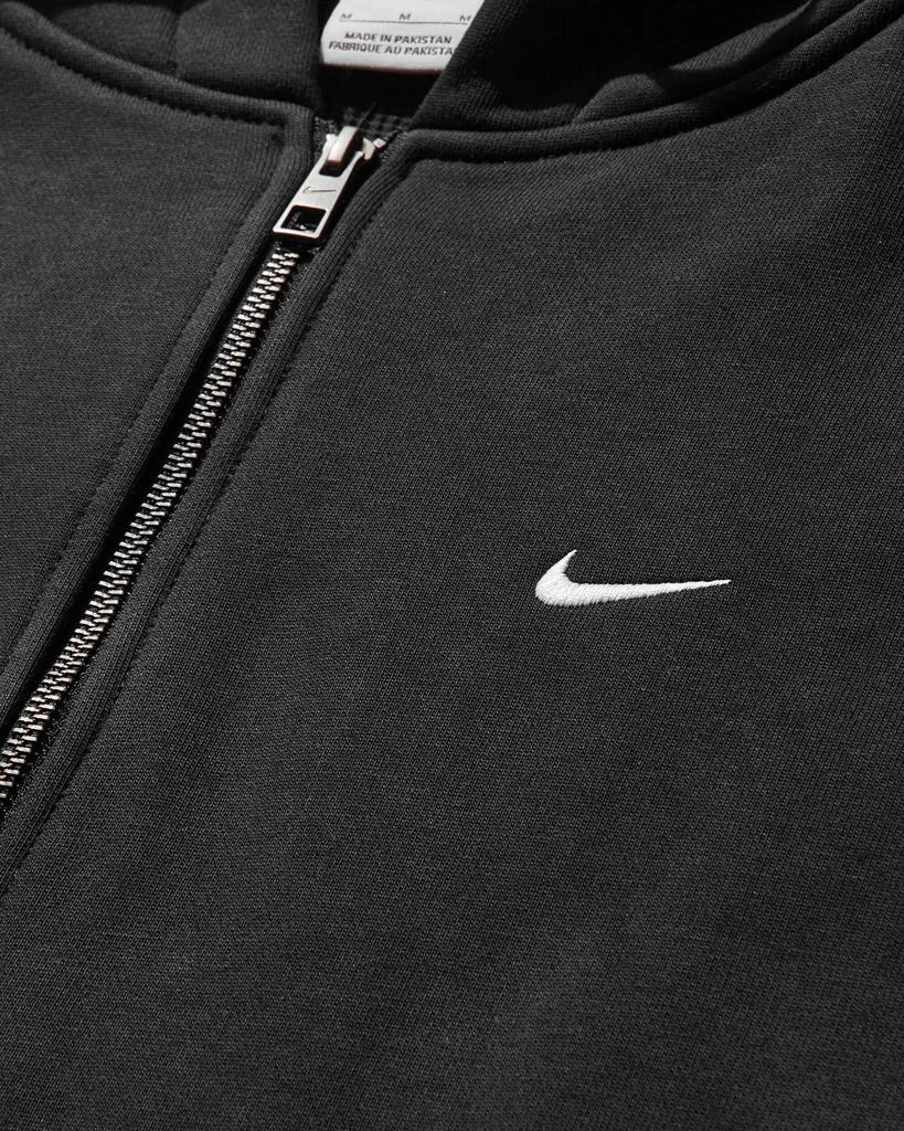 NIKE Men's Solo Swoosh Thermal Zip Hoodie Black 3