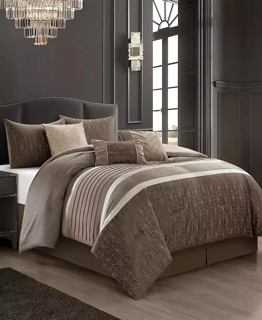 Stratford Park Trinity Geometric 7-Pc. Comforter Set 1
