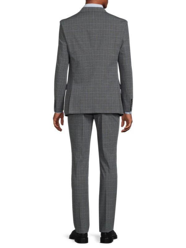 DKNY Plaid Modern-Fit Suit 2