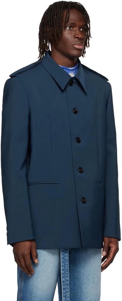 We11done Navy Regular Collar Jacket 2