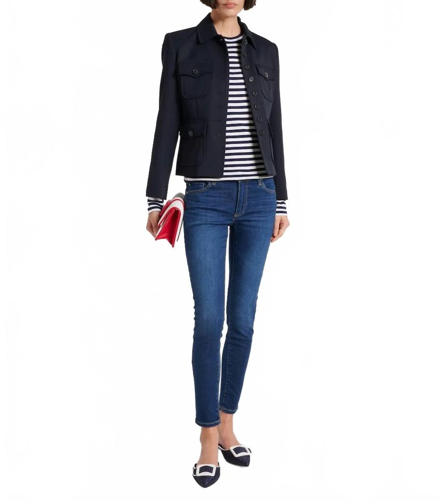 AG Jeans Legging Ankle Mid-Rise Skinny Jeans In 4 Years Dark