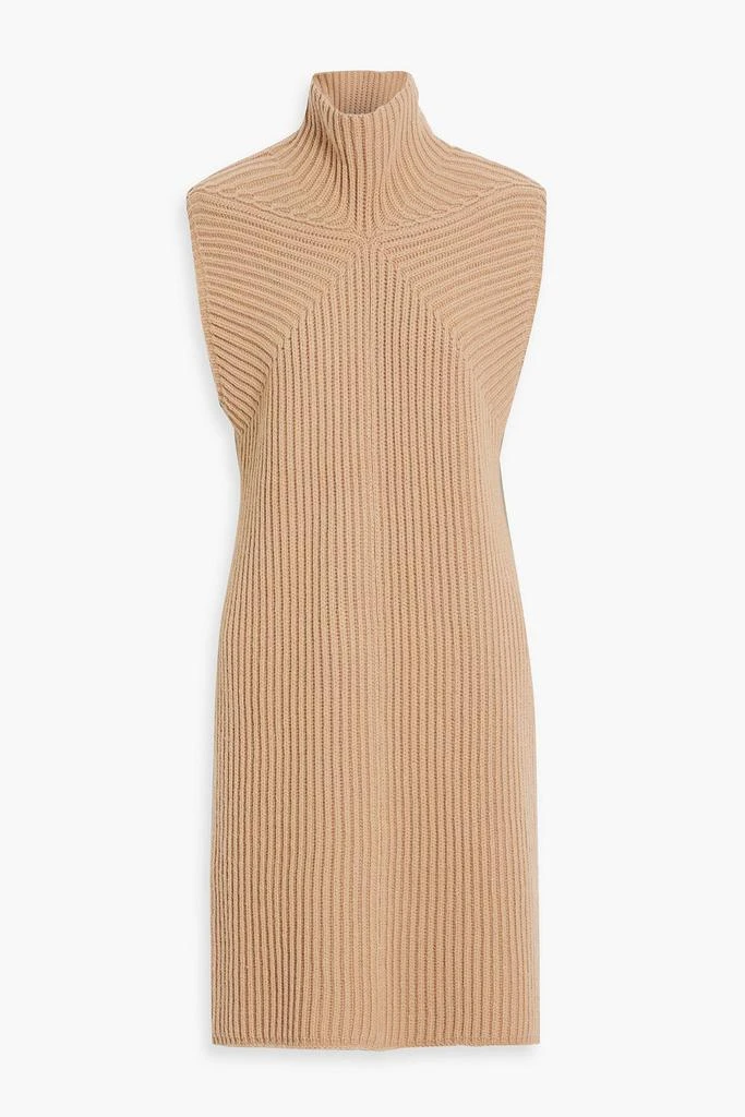 Joseph Ribbed merino wool turtleneck tunic 1