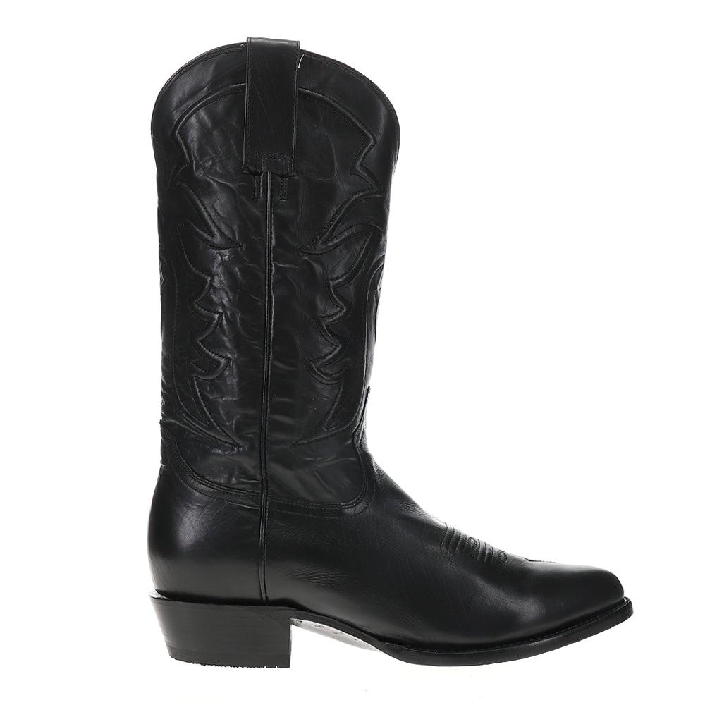 STETSON Ames Embroidery Round Toe Cowboy Boots
