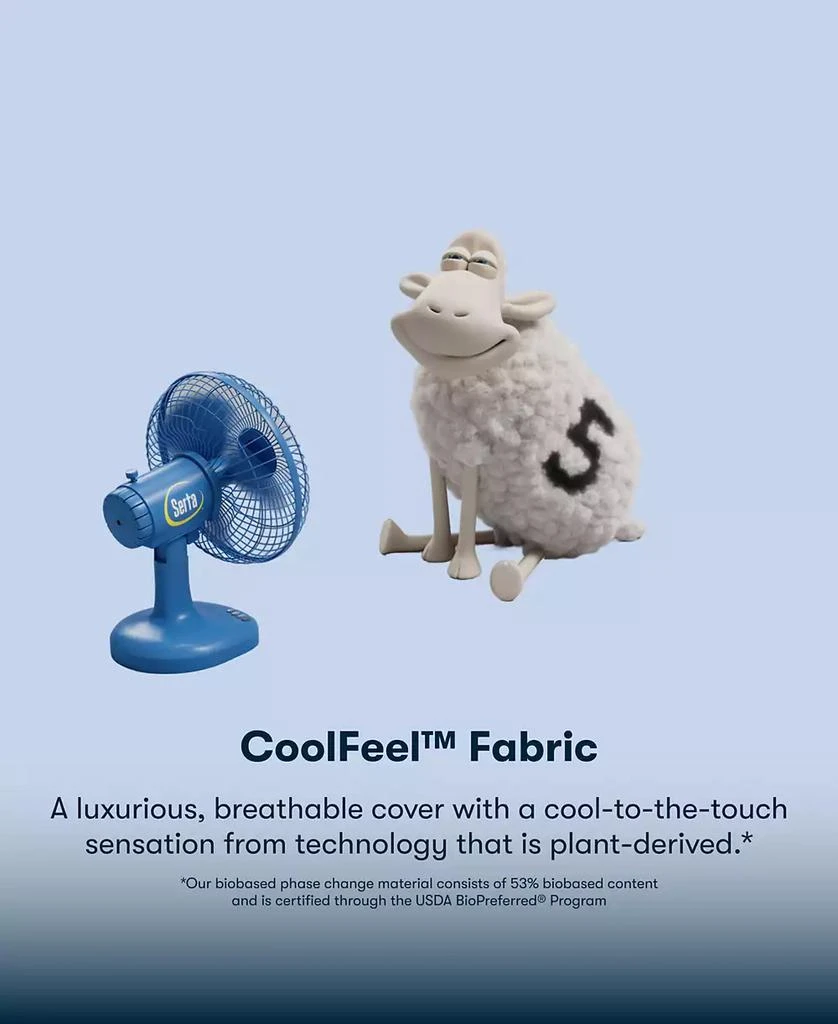 Serta Perfect Sleeper Tundra Valley 14" Plush Hybrid Tight Top Mattress Set 6