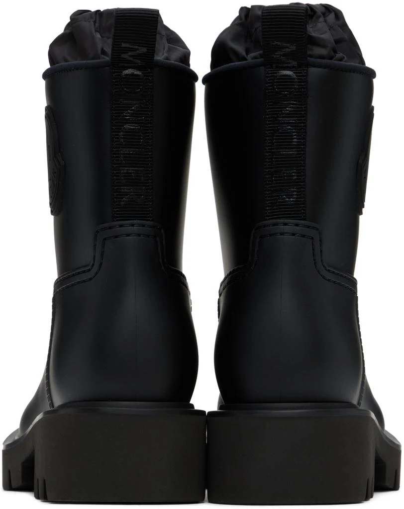 Moncler Black Kickstream Rain Boots 2