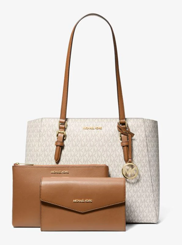 Michael Kors Charlotte Large 3-in-1 Signature Logo Tote Bag 4