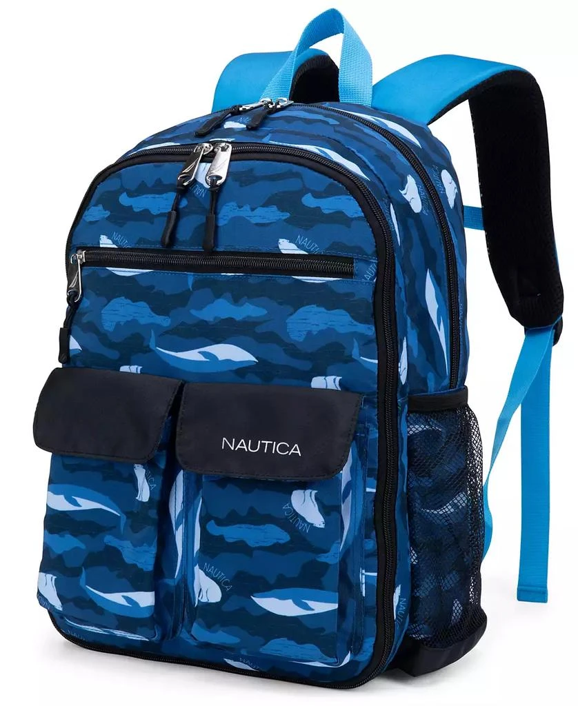 Nautica Kids Backpack for School, 16" H 2