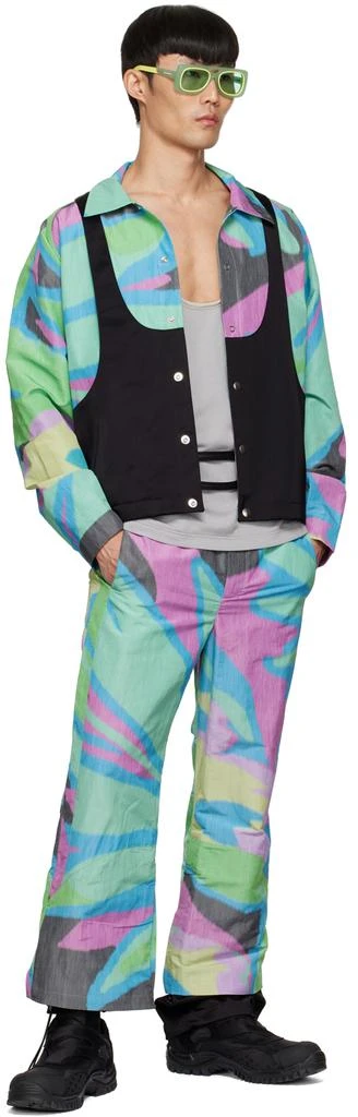 Kiko Kostadinov Green Elio Gaiter Trousers 4