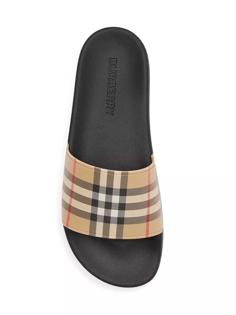Burberry Furley Check Slide Sandals 4