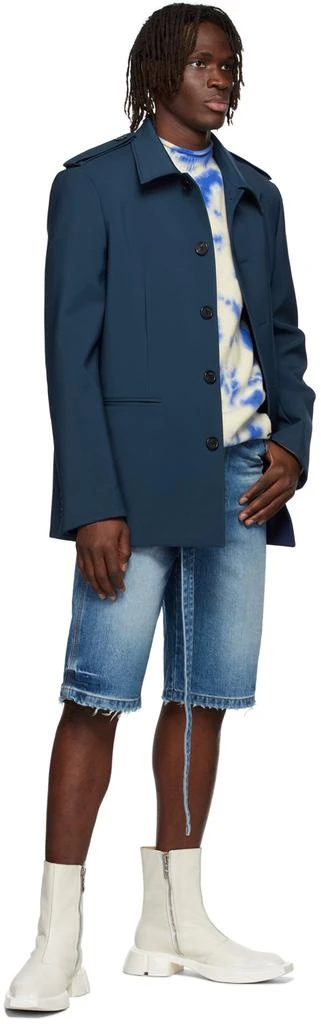 We11done Navy Regular Collar Jacket 4