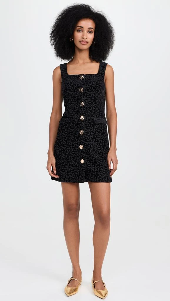 Saloni Mika Velvet Dress 4