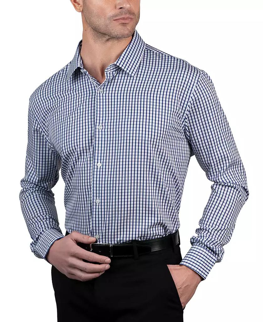 Nautica Men's Regular-Fit Blue-Dot Dress Shirt