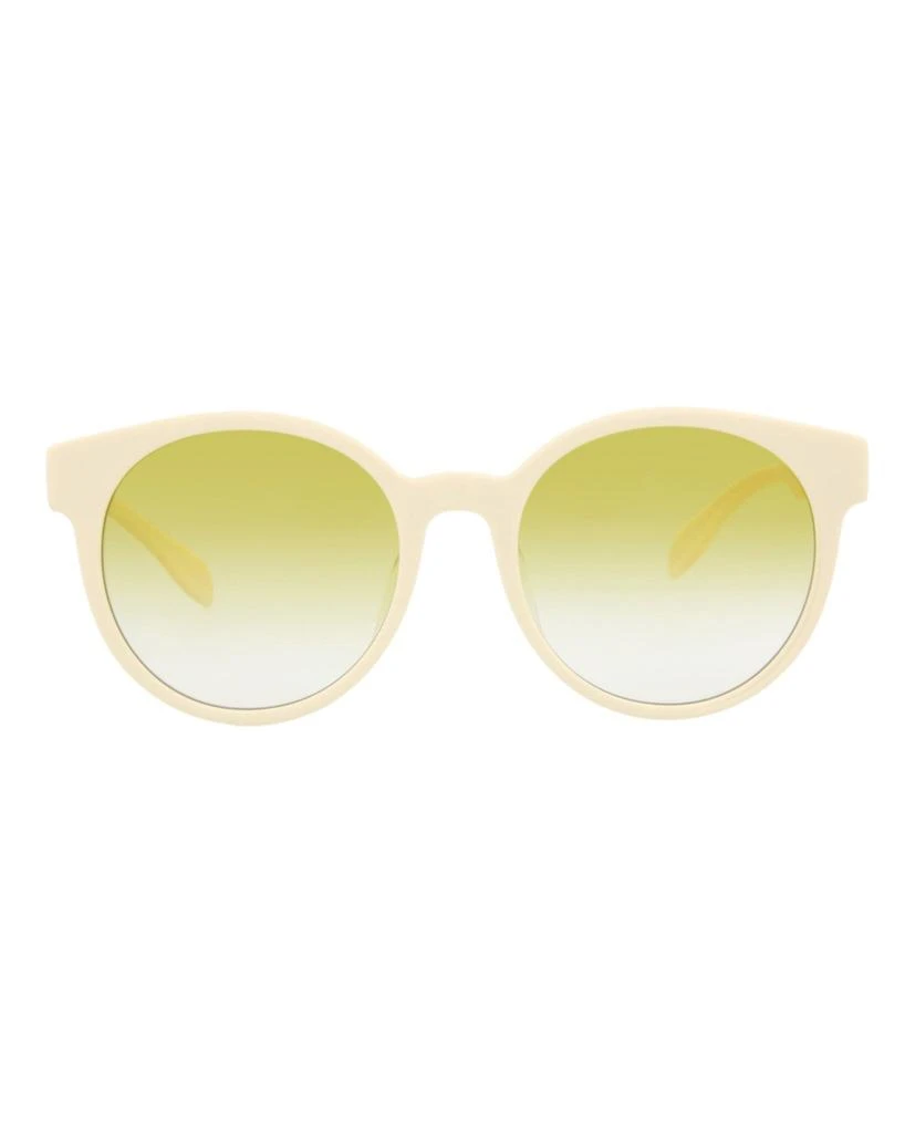 Alexander McQueen Round-Frame Acetate Sunglasses 1