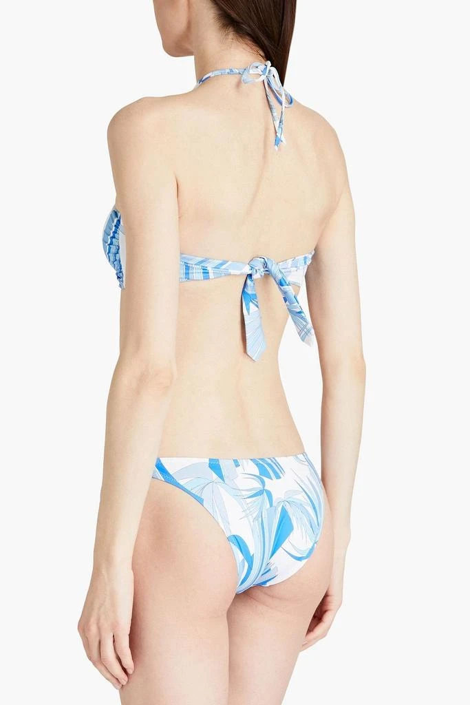 MELISSA ODABASH Janeiro embellished printed low-rise bikini briefs 3