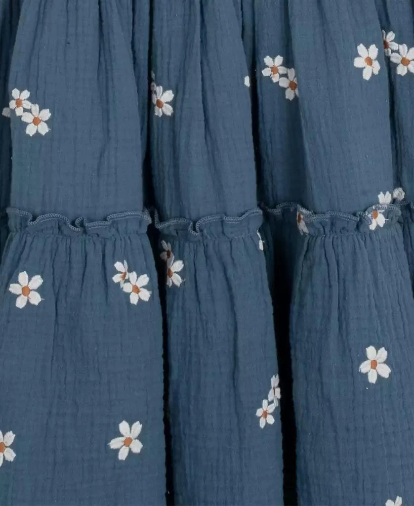 Rare Editions Big Girls Daisy Embroidered Dress 4