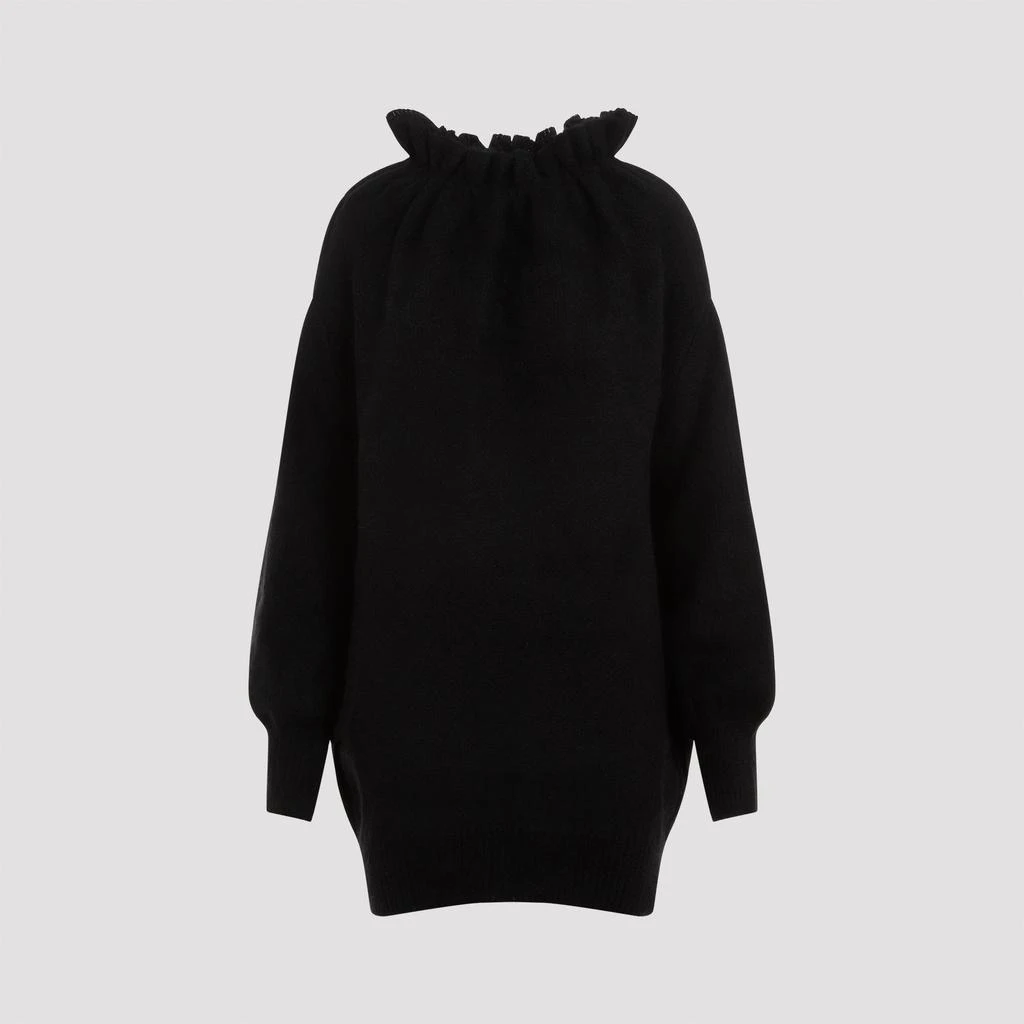 Simone Rocha OVERSIZED GATHERED PLEATED NECK JUMPER 1