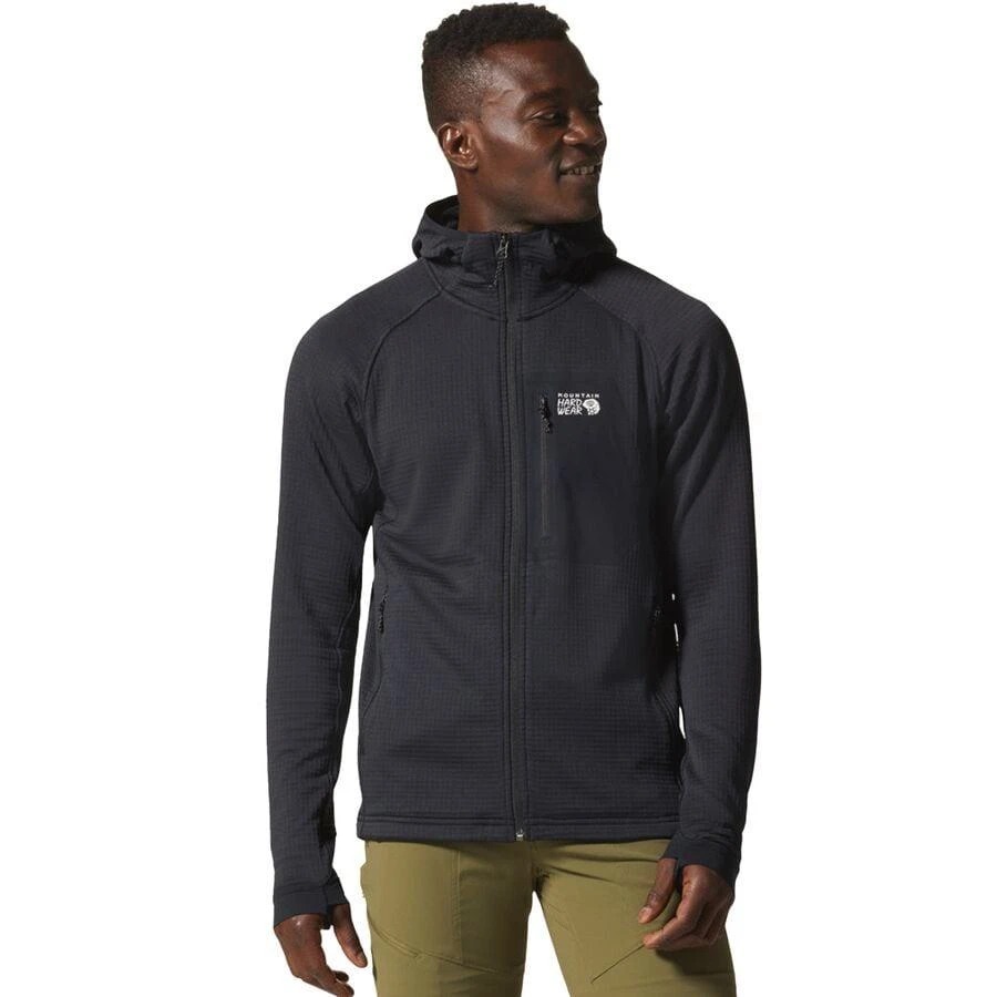 Mountain Hardwear Polartec Power Grid Full-Zip Hoodie - Men's 1