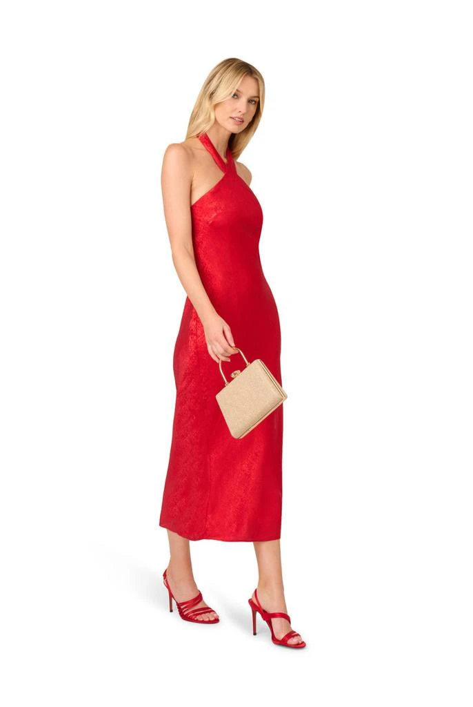Adrianna Papell Foil woven midi dress 4