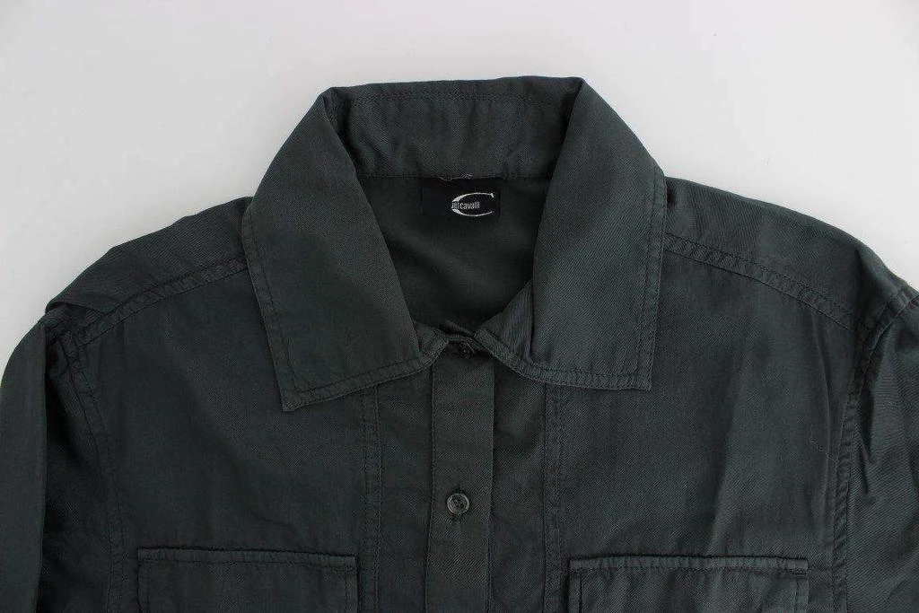 Cavalli Cavalli Women Dark  Button Down Shirt 6