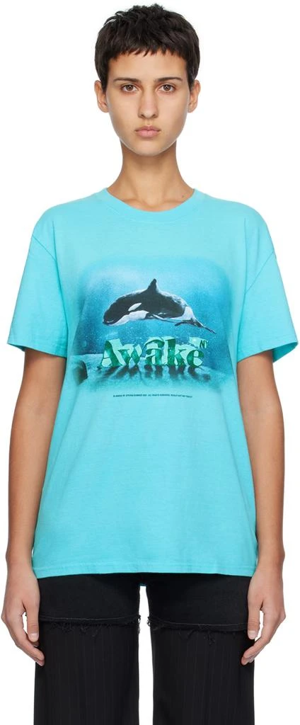 Awake NY Blue Orca T-Shirt 1