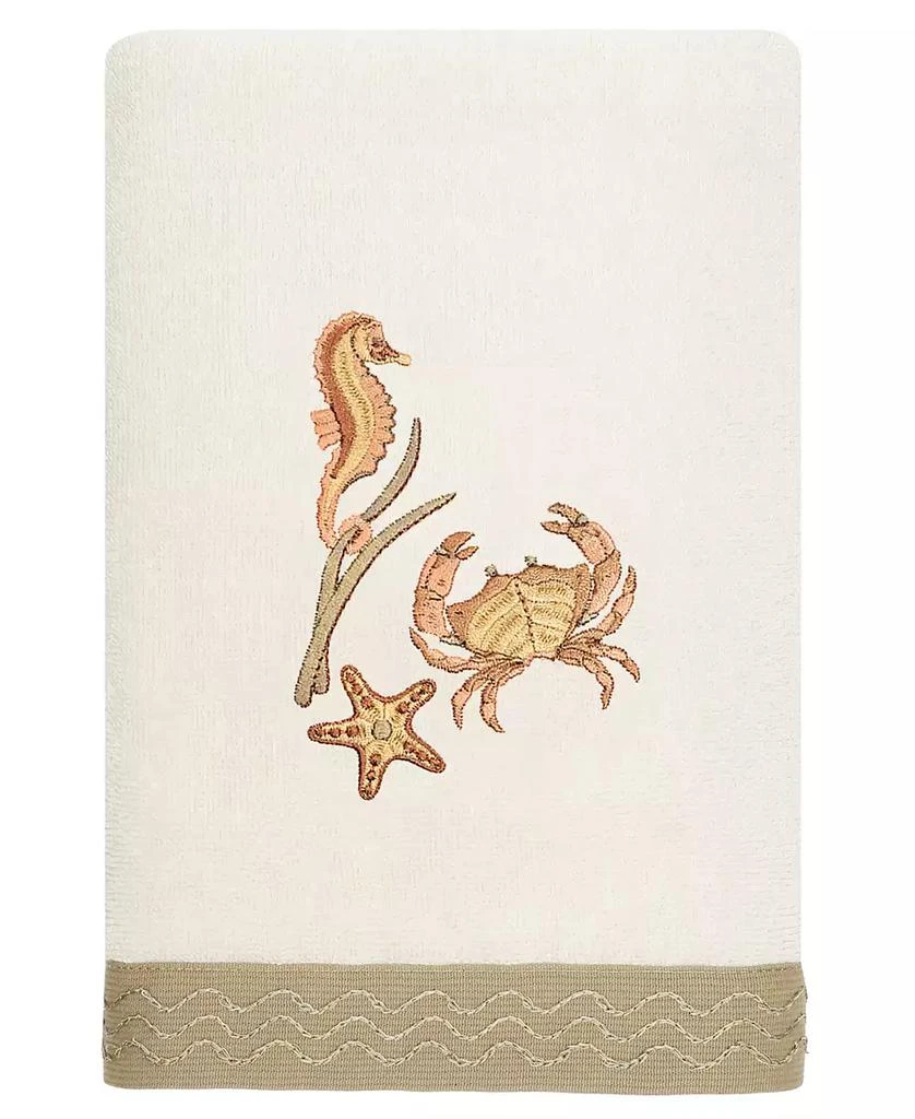 Linum Home Textiles Turkish Cotton Aaron Embellished 2-Pc. Fingertip Towel Set 3
