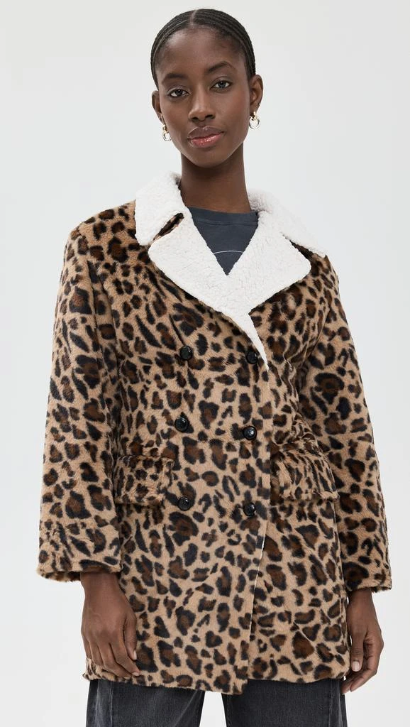 LNA Rana Faux Leopard Jacket 6
