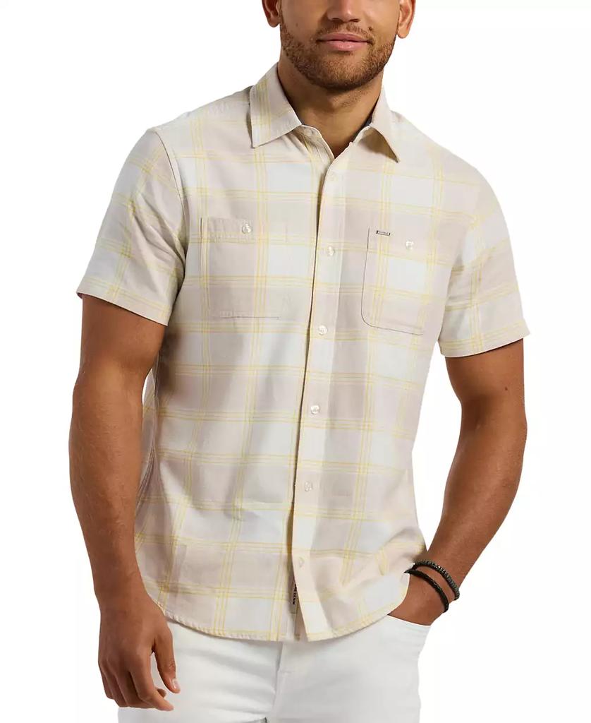 BUFFALO David Bitton Men's Sagrino Fitted Plaid Button-Down Shirt