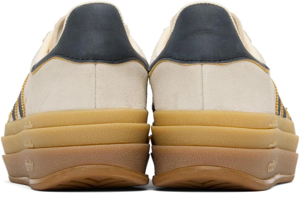 Adidas Beige 
Black Gazelle Bold Sneakers 2