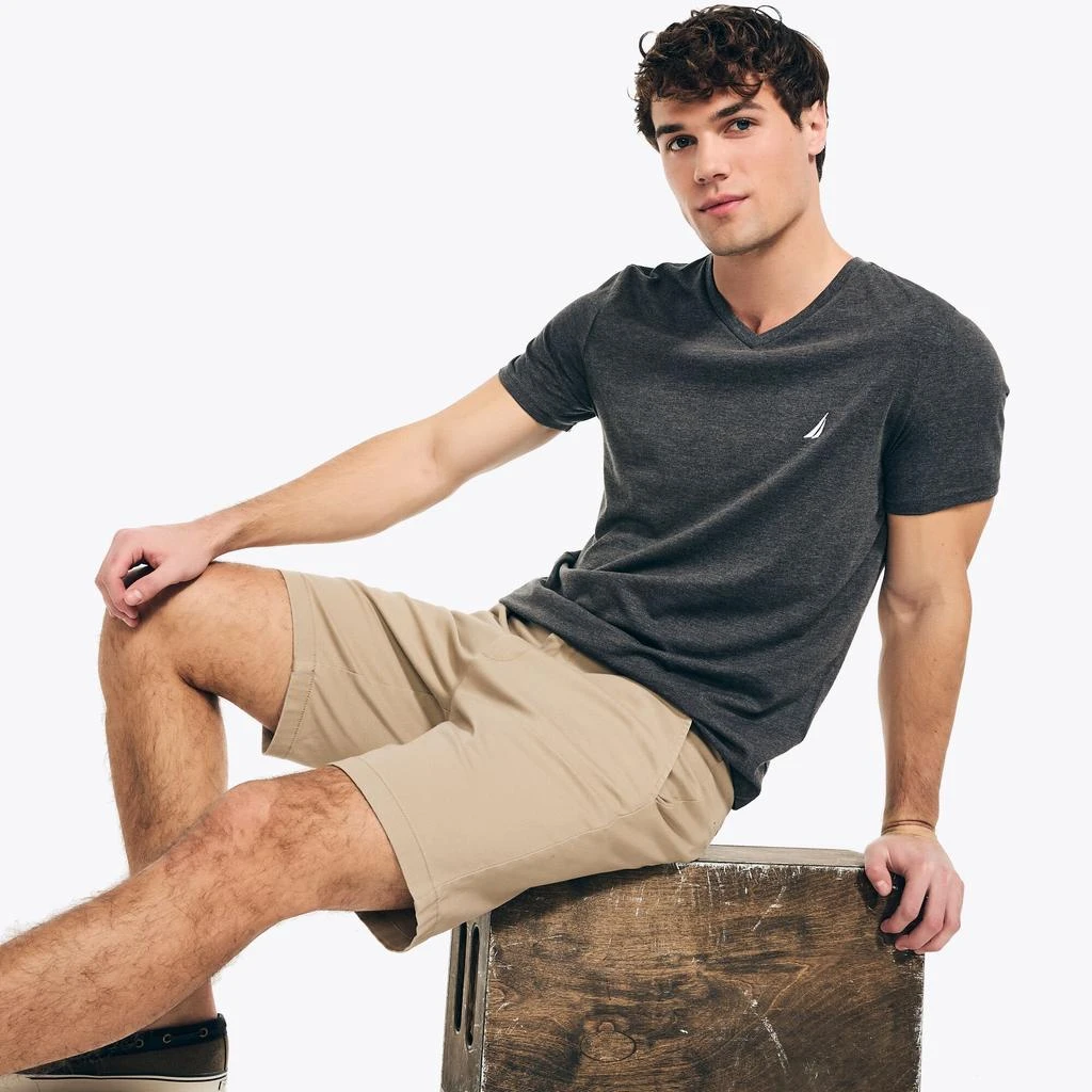 Nautica Heather V-Neck T-Shirt 3