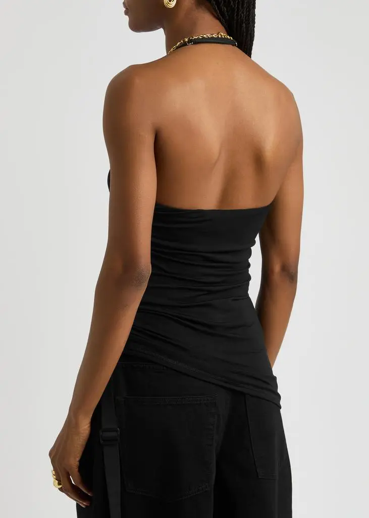 Helmut Lang Wind ruched jersey top 3