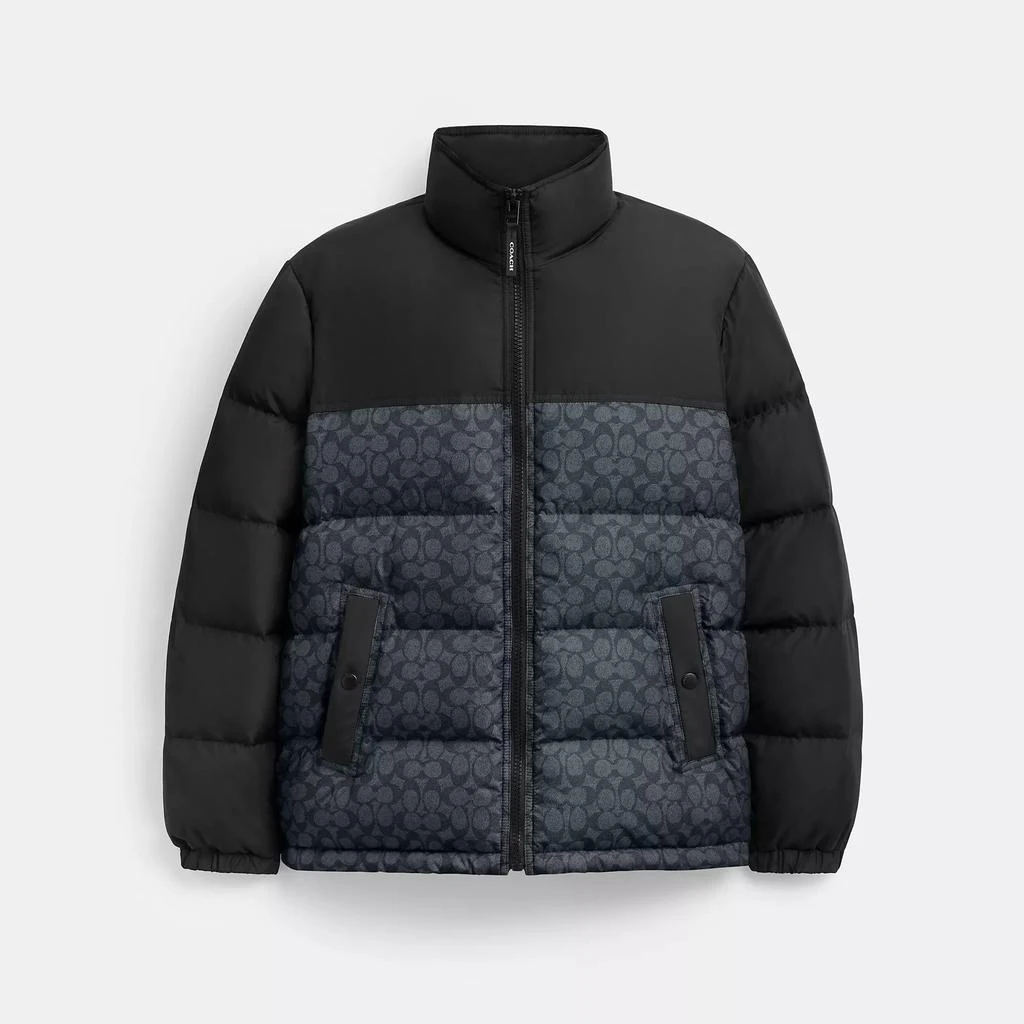 Coach Signature Down Jacket In Recycled Polyester 5