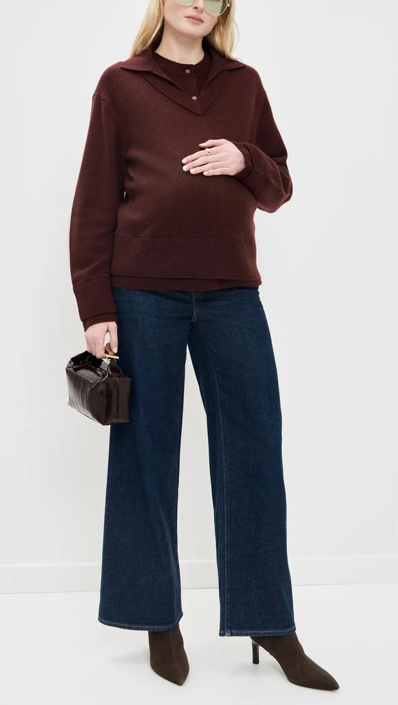 HATCH The Wide Leg Maternity Jeans 4