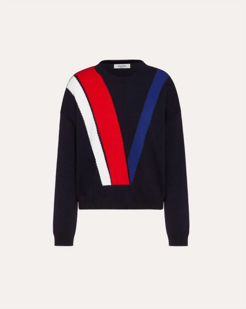 Valentino Valentino - Intarsia Cashmere Knitwear Sweater 5