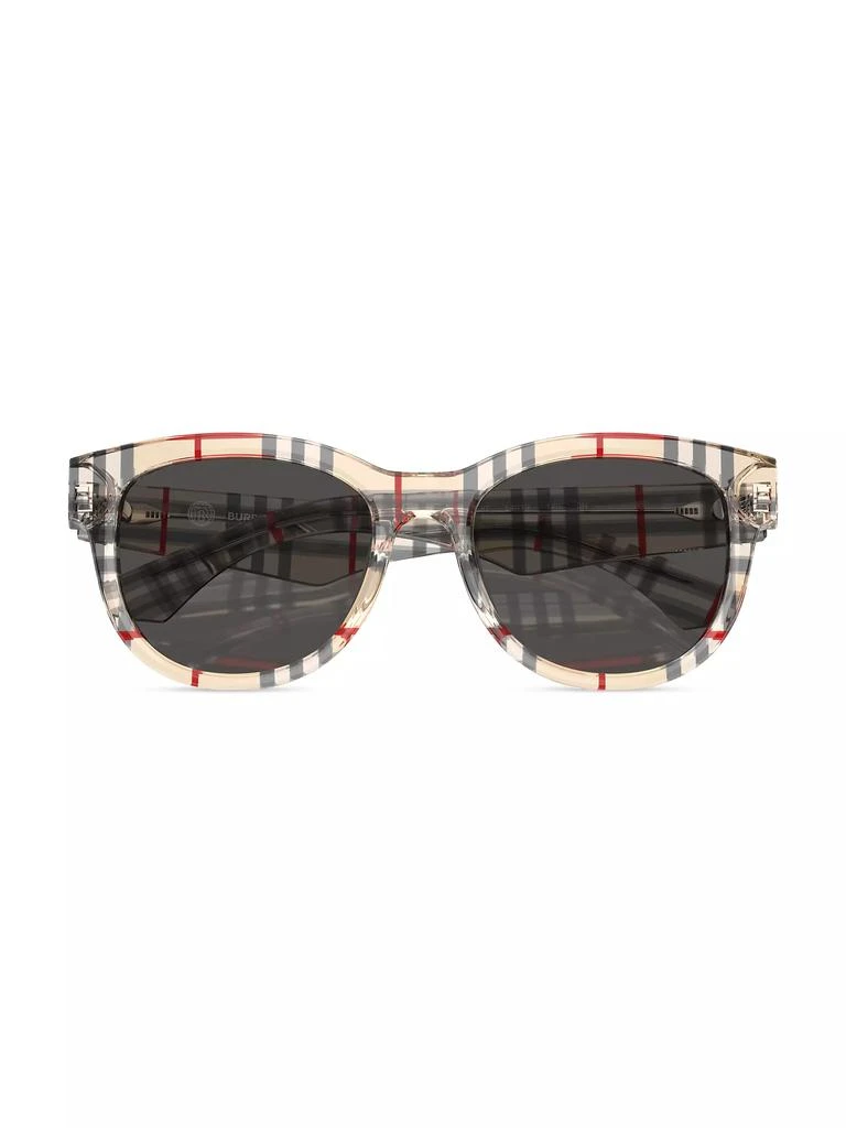Burberry 54MM Round Sunglasses 5