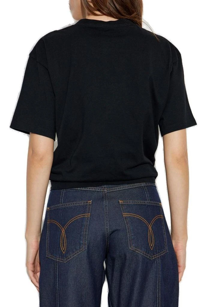 Versace Versace Safety-Pin Detailed Crewneck T-Shirt 3