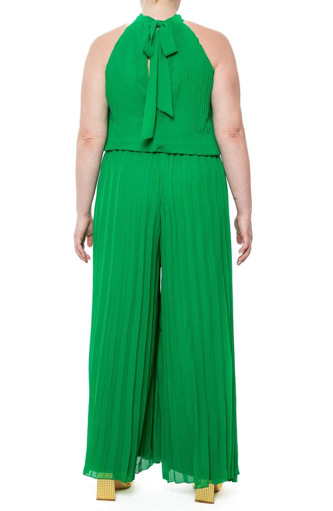 Meghan LA Wild Orchid Pleat Jumpsuit