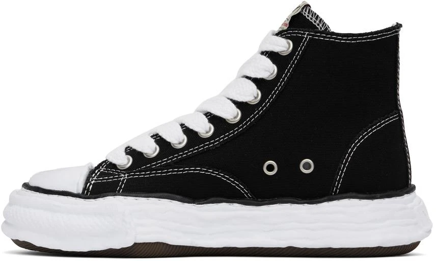 Maison MIHARA YASUHIRO Black Peterson23 OG Sole Canvas High-Top Sneakers 3