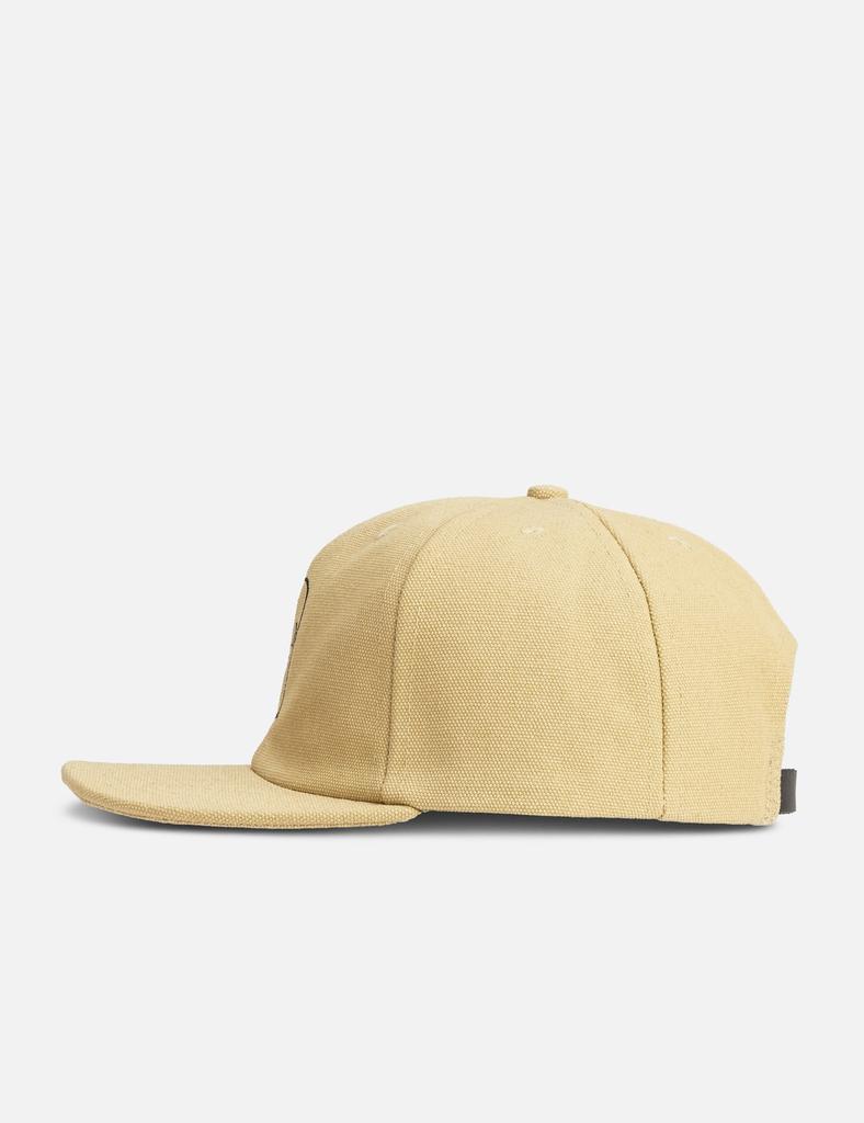 Brain Dead WASHED TWILL LOGOHEAD HAT - OCHRE