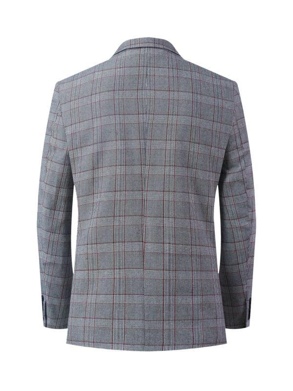 Elie Balleh Slim Fit Glen Plad Sport Coat 2
