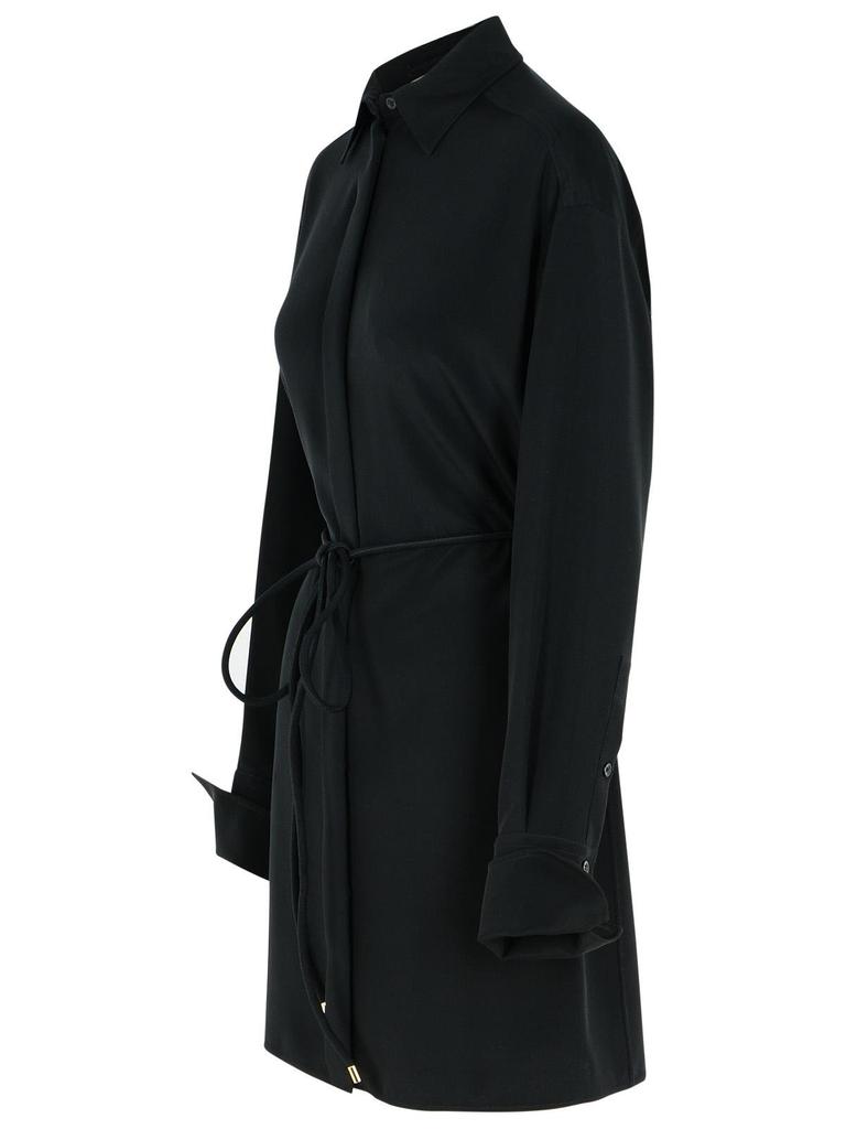 Max Mara Sportmax Eolie Oversized Tied Waist Long-Sleeved