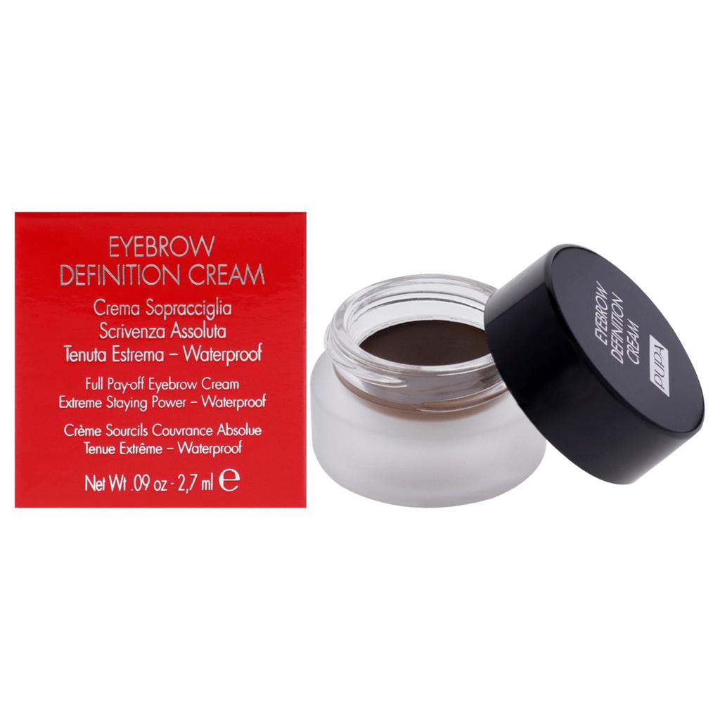 PUPA Milano Eyebrow Definition Cream - 004 Dark Chocolate by  for Women - 0.09 oz Eyebrow