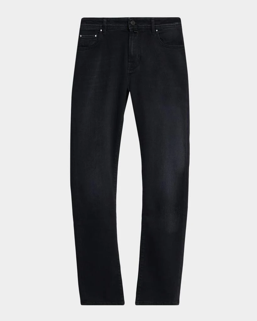 JACOB COHEN Men
s Bard Slim Stretch Black Denim Jeans