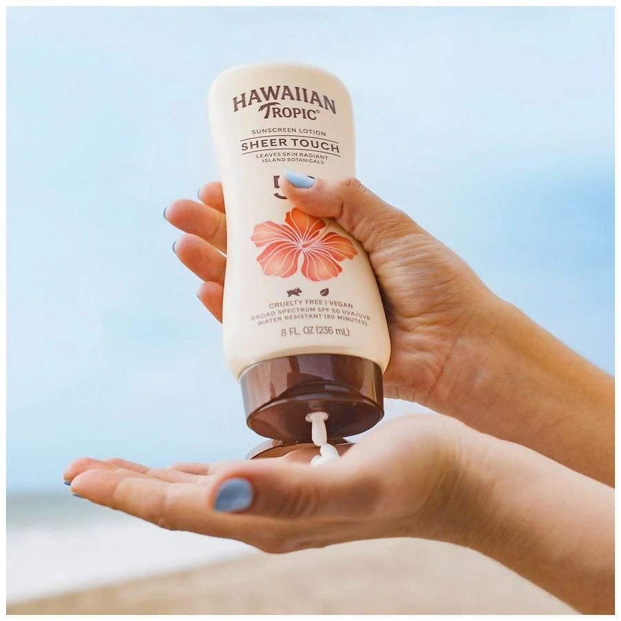 Hawaiian Tropic Sheer Touch Ultra Radiance Lotion Sunscreen Broad Spectrum SPF 30 9